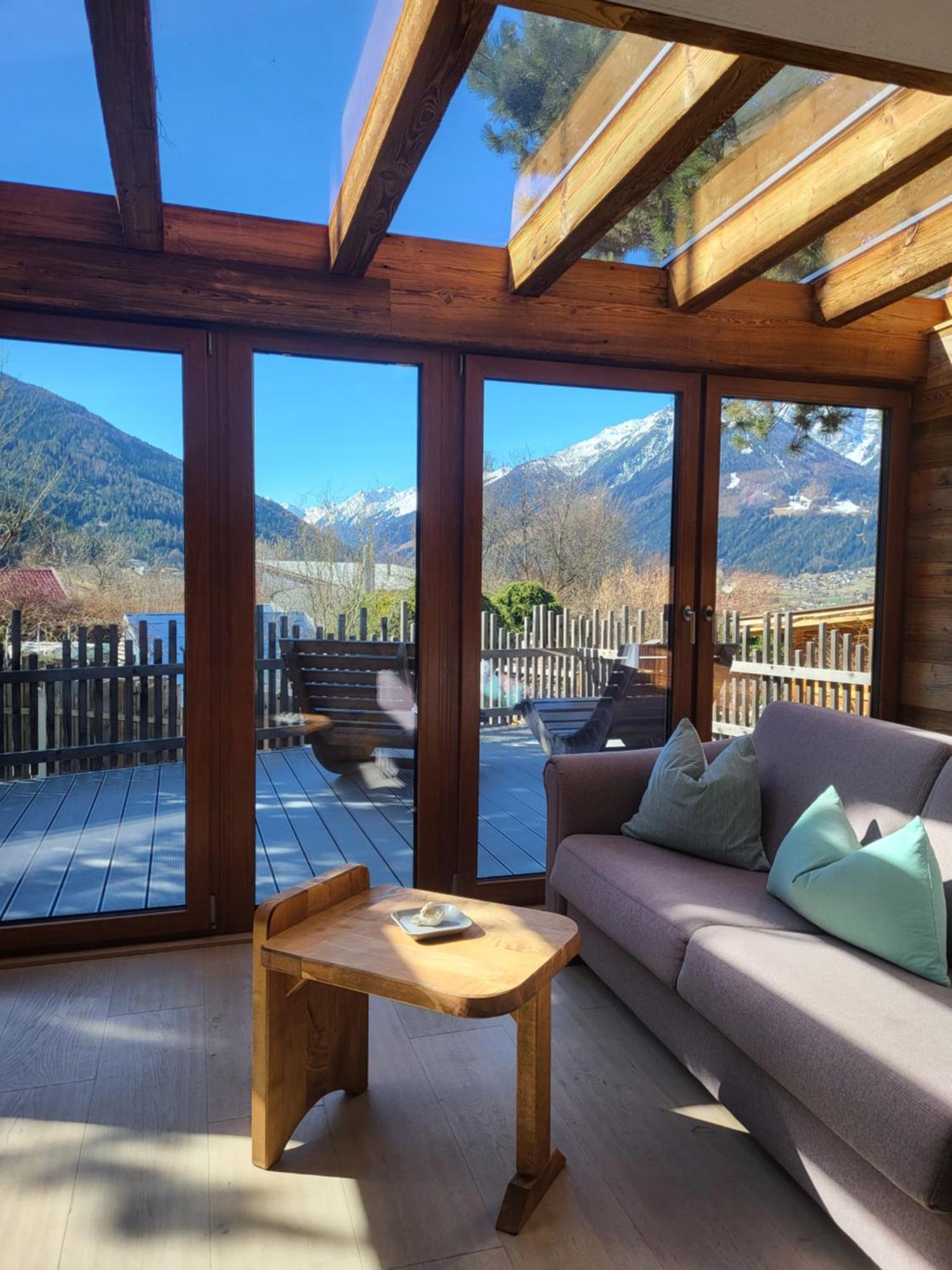 Chalet Gletscherblick Stubai Mieders Exterior foto